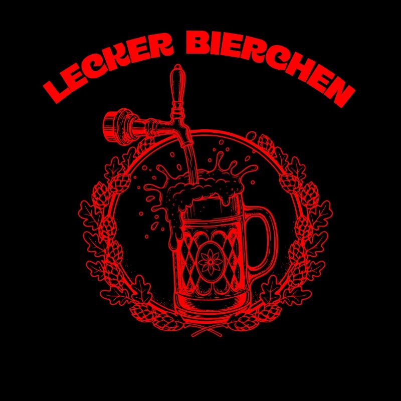 Lustiges Bier Geschenk – „Lecker Bierchen“