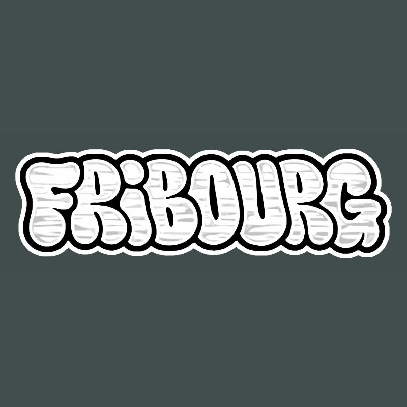 Fribourg Throwie Graffiti