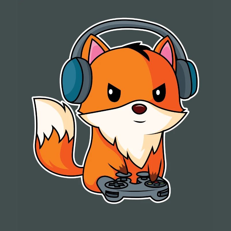 Gaming Fox - Player Fox Design