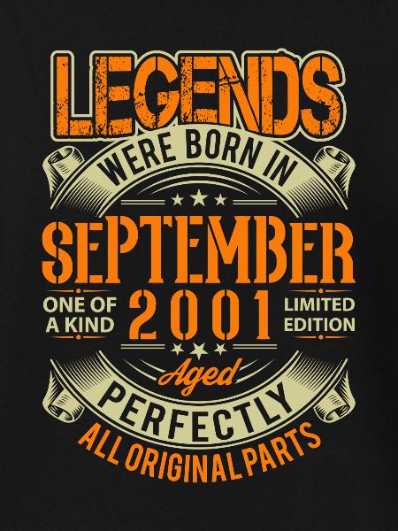 2001 September Birthday Legend