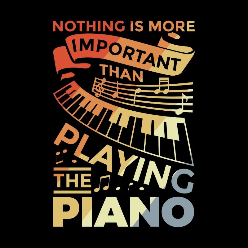 Motivating piano saying