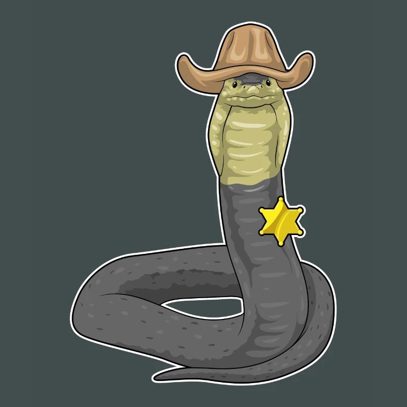 Snake Sheriff Sheriff's Hat