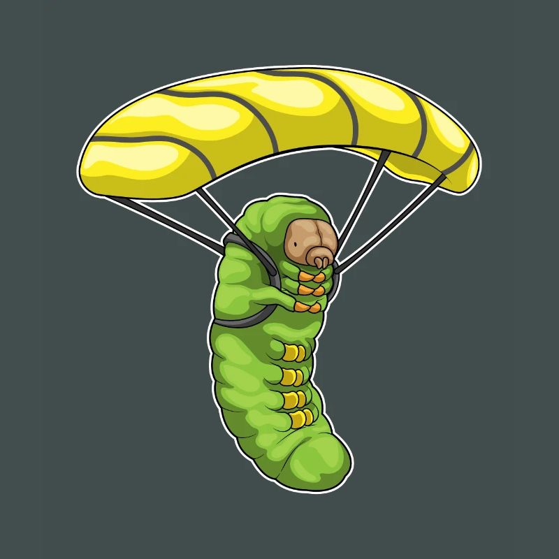 Raupe Fallschirm
