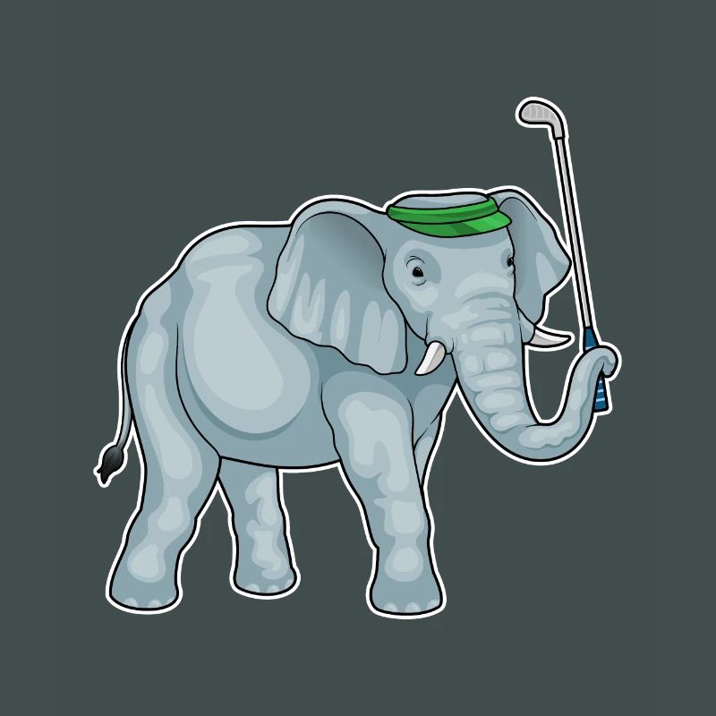 Elefant Golf Golfschläger