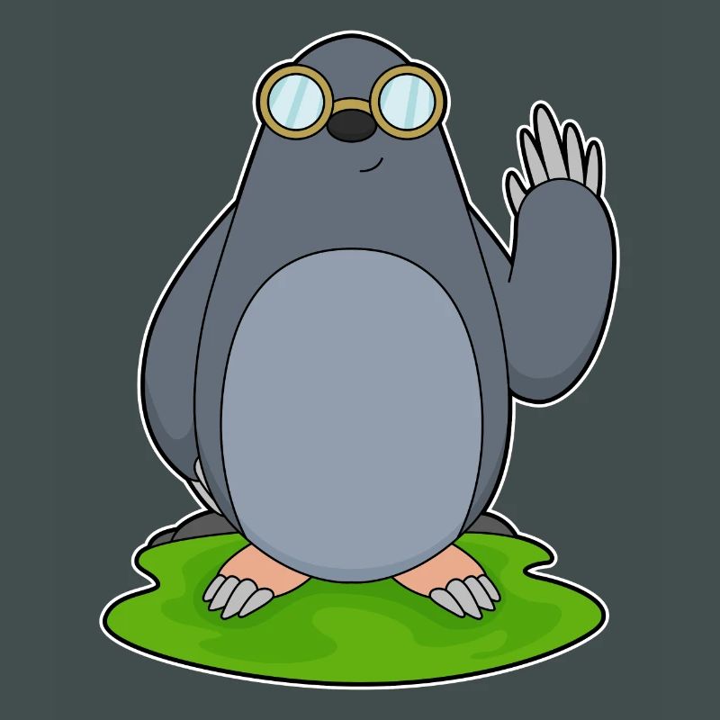 Maulwurf Brille