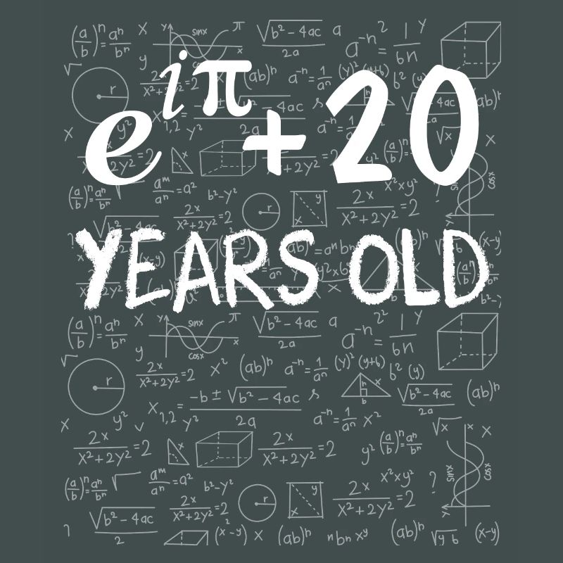 19e anniversaire 19 ans Euler Identité cadeau math