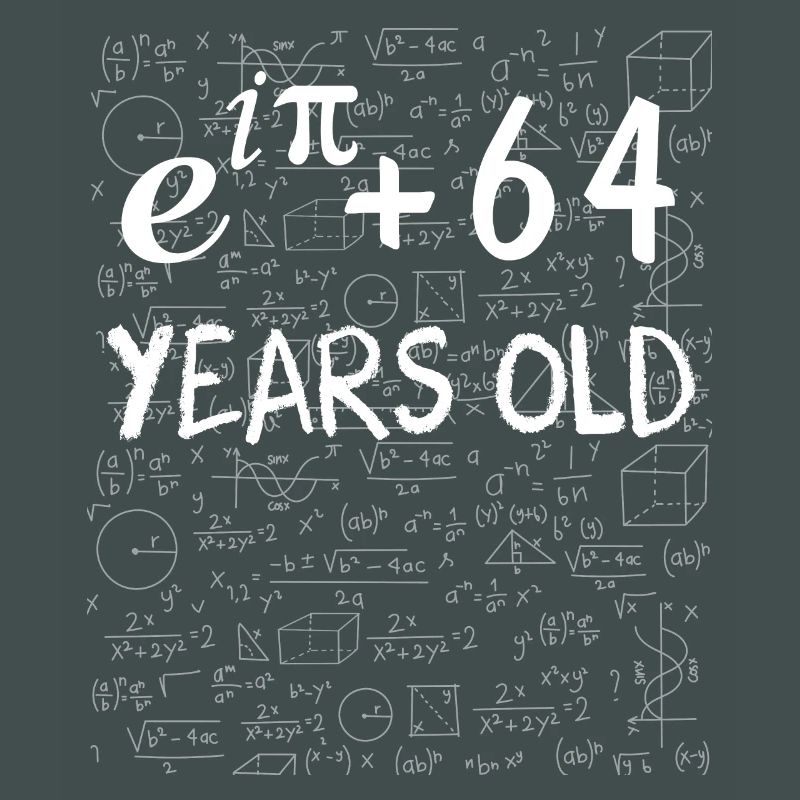 63rd Birthday 63 Years Euler Identity Math Gift