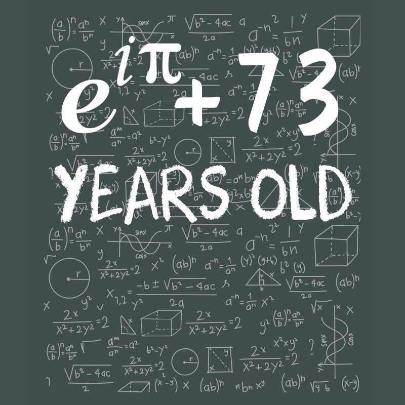 72nd Birthday 72 Years Euler Identity Math Gift
