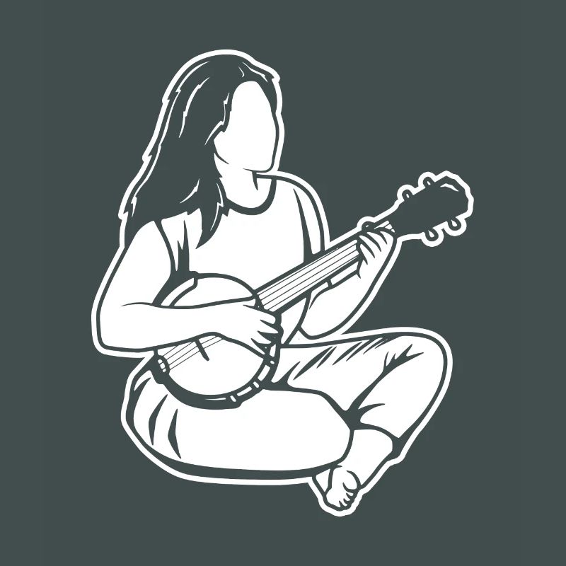 Banjo Mädchen