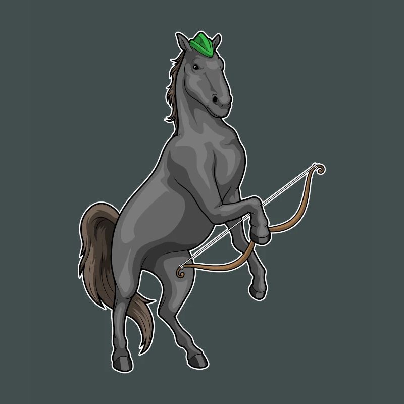 Pferd Bogenschütze Bogen