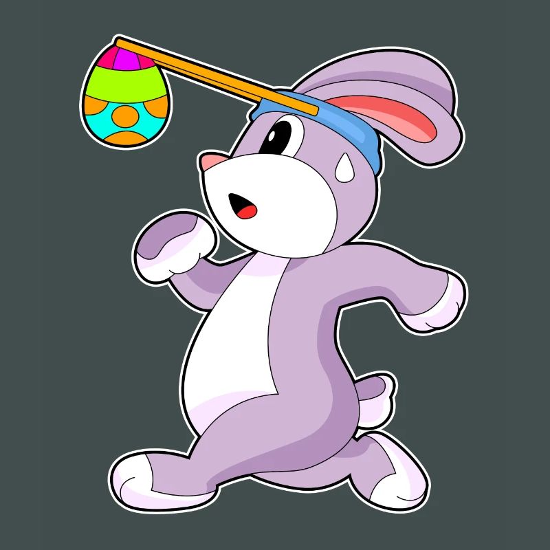 Bunny Easter Jogging