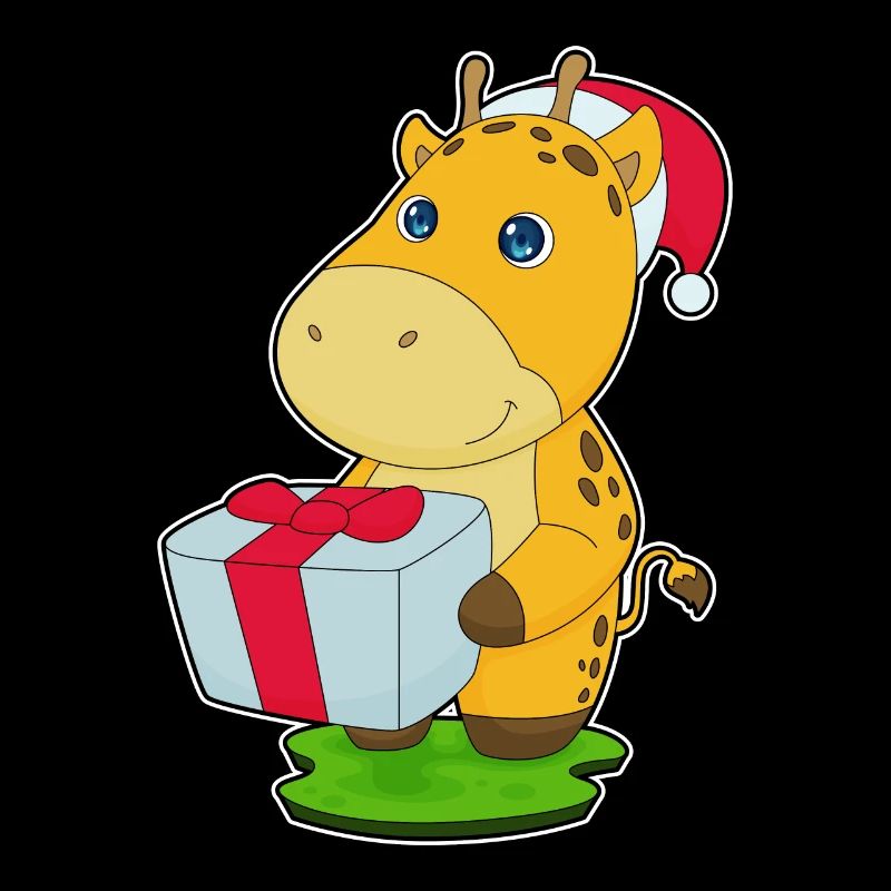 Giraffe Christmas Package