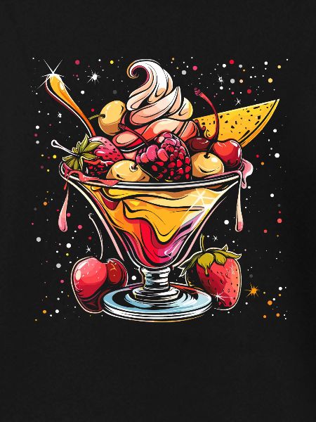 Eisbecher Grafik