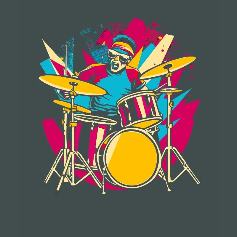 Drummer Synthwave