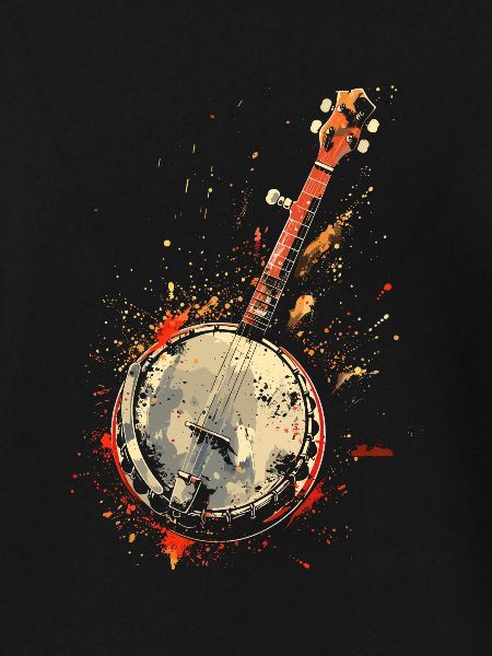 Banjo Farbklecks