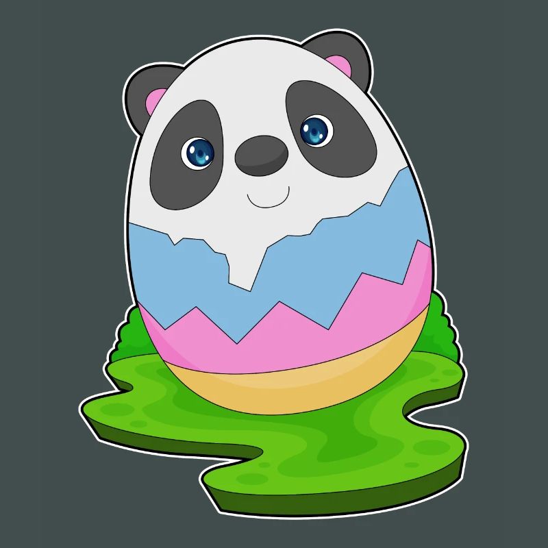 Panda Easter Easter Egg