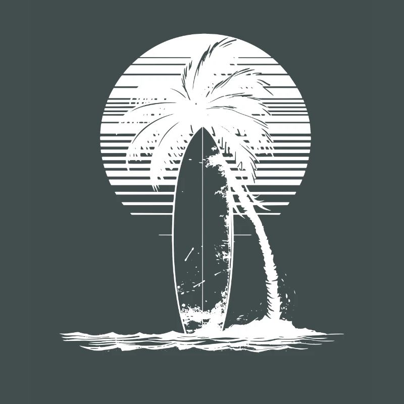 Surfboard Drawing