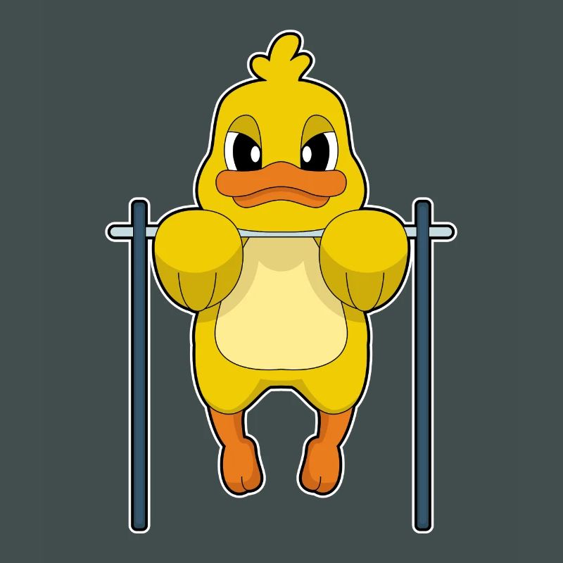 Duck Bodybuilder Pull-ups Bodybuilding