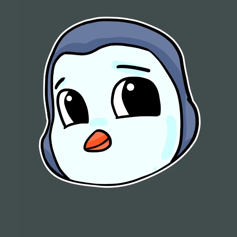 Pinguin Kopf Vogel Seevogel