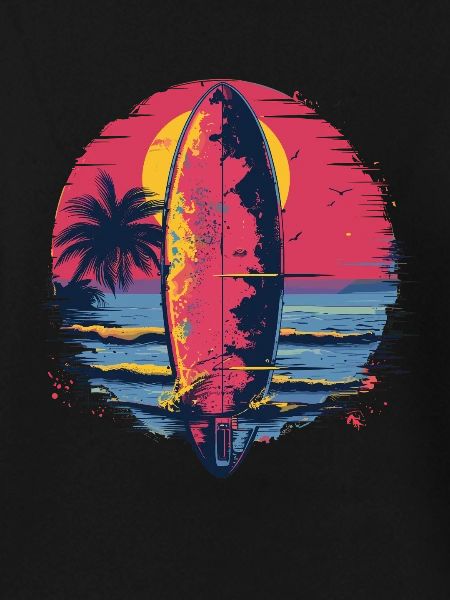 Surfbrett Synthwave