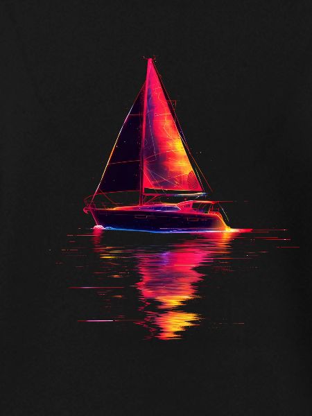 Segelschiff Retrowave