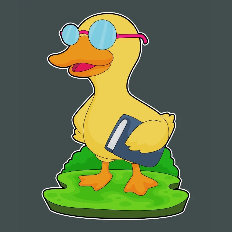 Duck Nerd Book Glasses