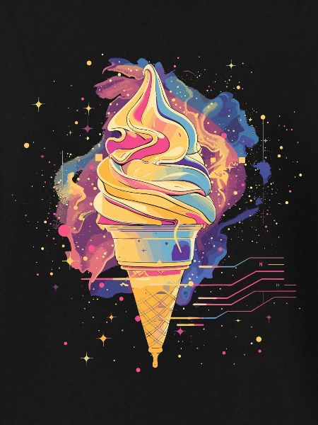 Eiscreme Vaporwave