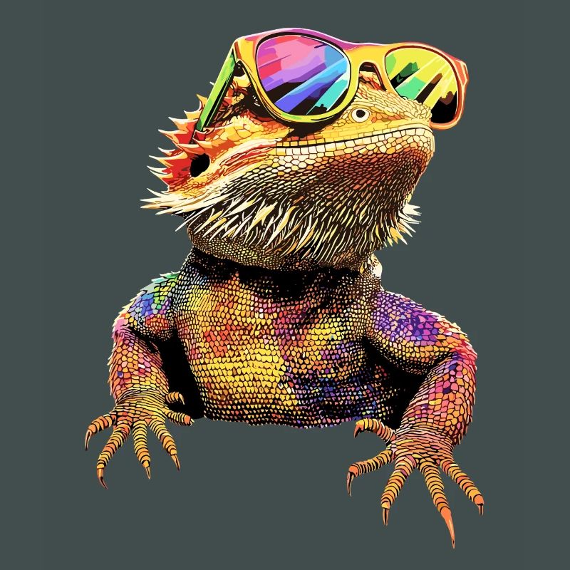 Bartagame Echse Bearded Dragon Süße Bartagamen