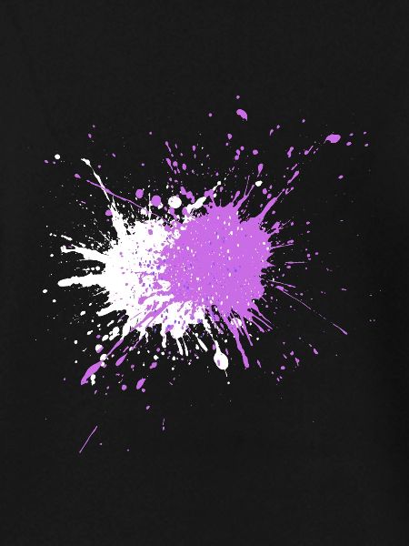 Aquarellartige Farbspritzer