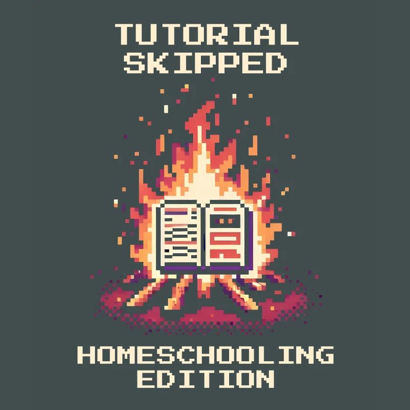 Tutorial übersprungen | Homeschooling Humor