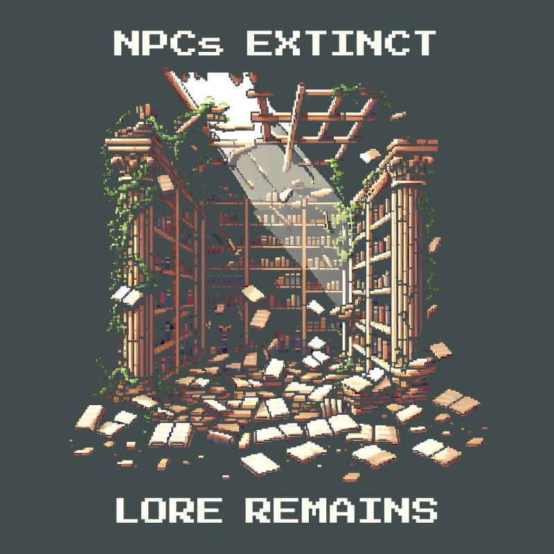 NPCs gone, lore stays | Post-apocalyptic