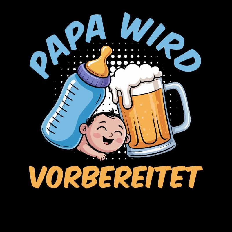 Werdender Vater PAPA WIRD VORBEREITET Lustig