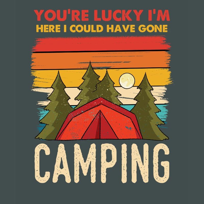 Camping Retro Sunset