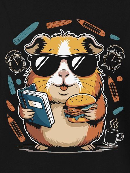 Buchheld Hamster mit Burger