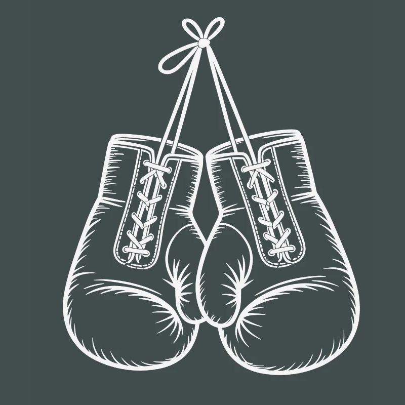 Handgemalte Boxhandschuhe Duo