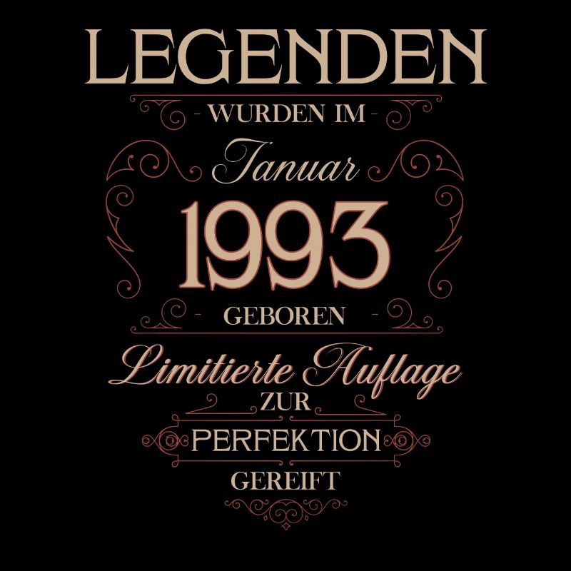 33rd Birthday Legend January 1993