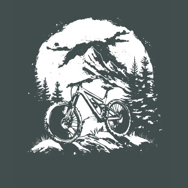 Mountainbiker Grafik