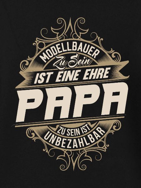 Modellbauer Papa