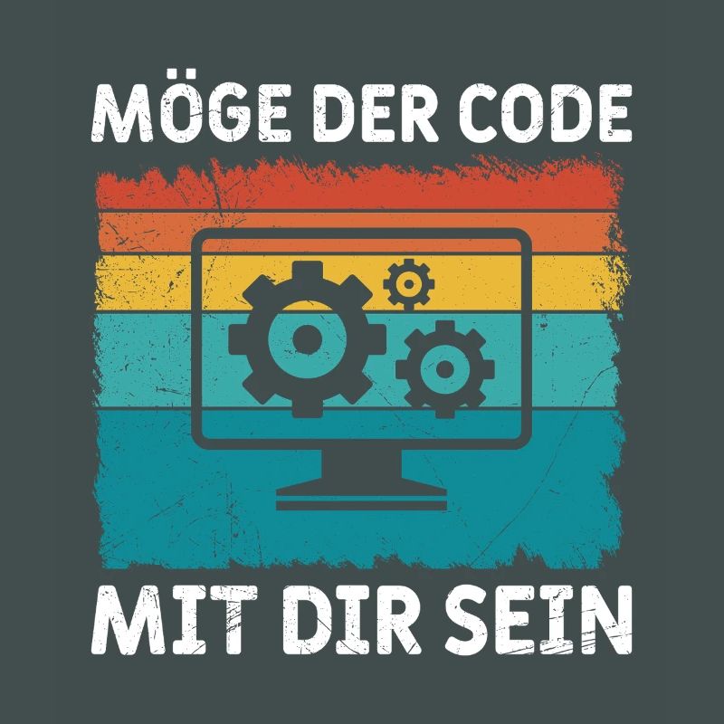 Nerd Computer MÖGE DER CODE MIT DIR SEIN LUSTIG