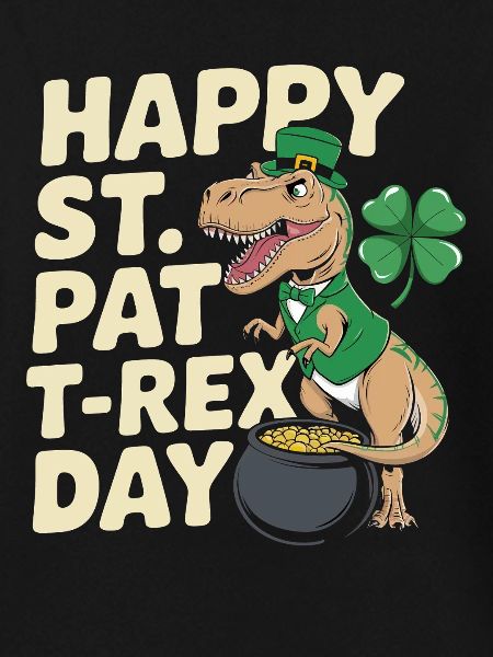 Dino Leprechaun St Patrick Day