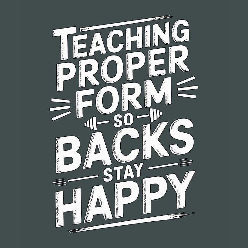 PT Educator Teaching Proper Form Movement Therapy