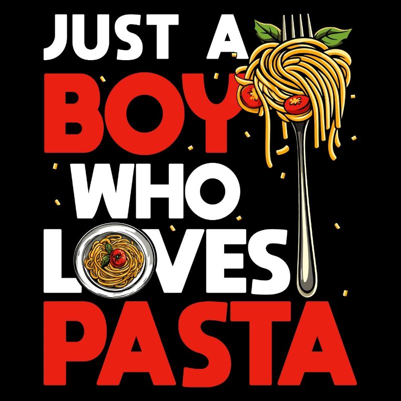 Nur Ein Junge, Der Italienische Pasta-spaghetti