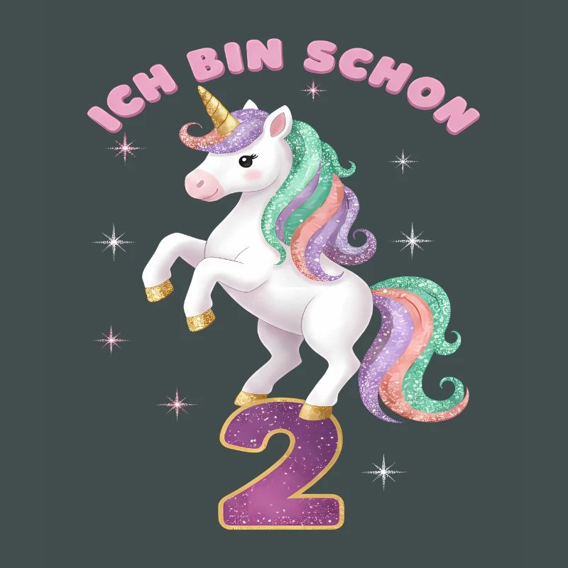 3. Geburtstag Einhorn Mädchen Ich bin schon 3