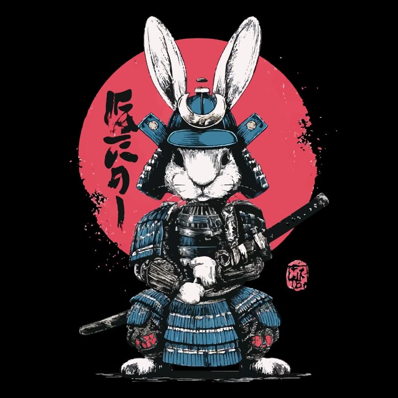 Bunny Samurai in Armor