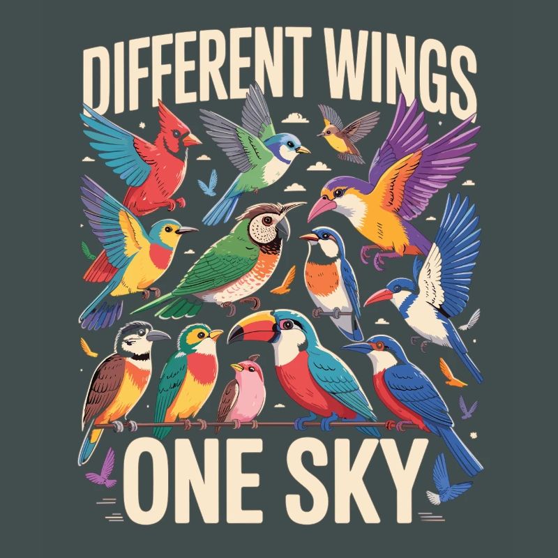 Different Wings One Sky Vogel