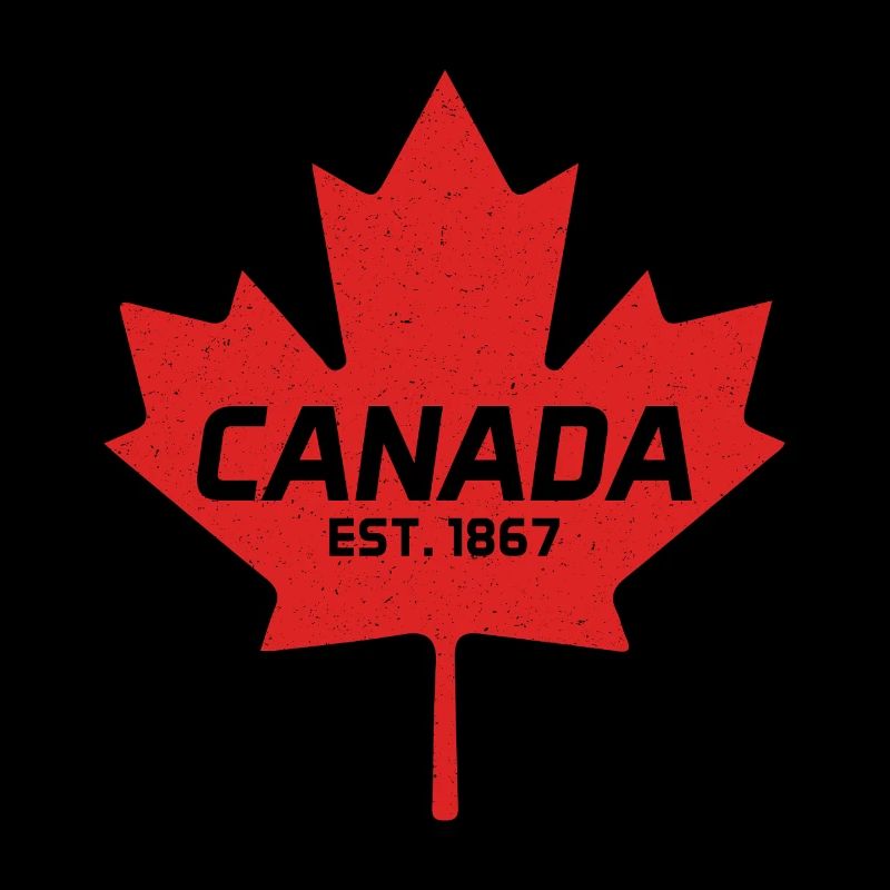 Canada Est 1867 Vintage Canada Maple Leaf