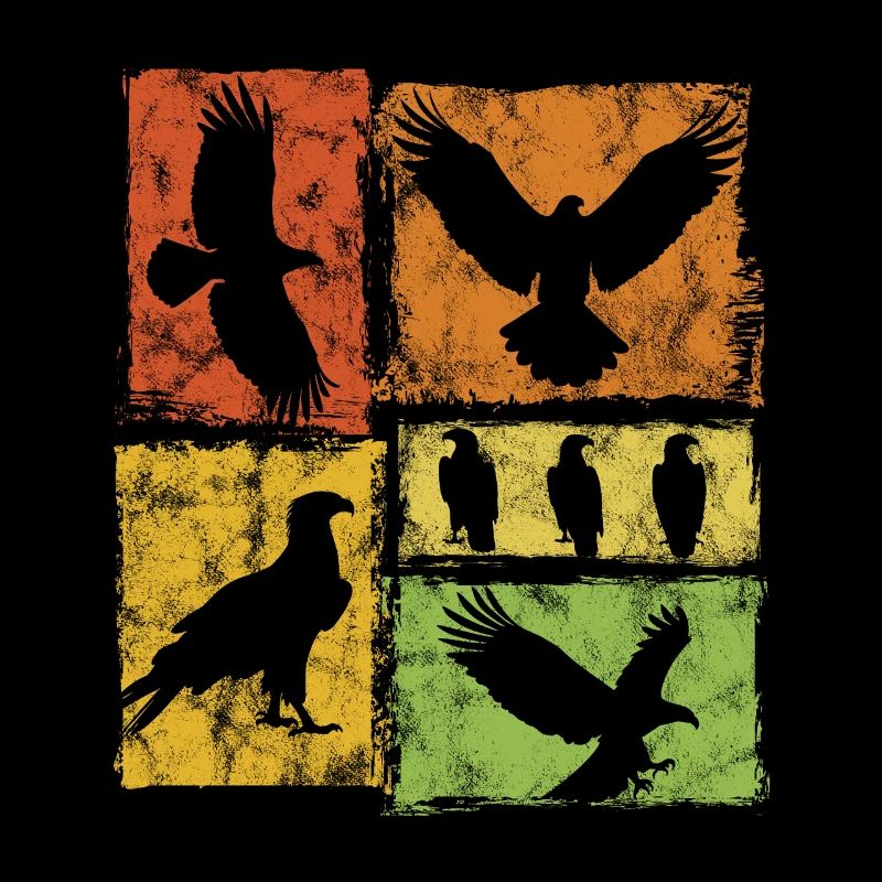 Eagle Retro Graphic