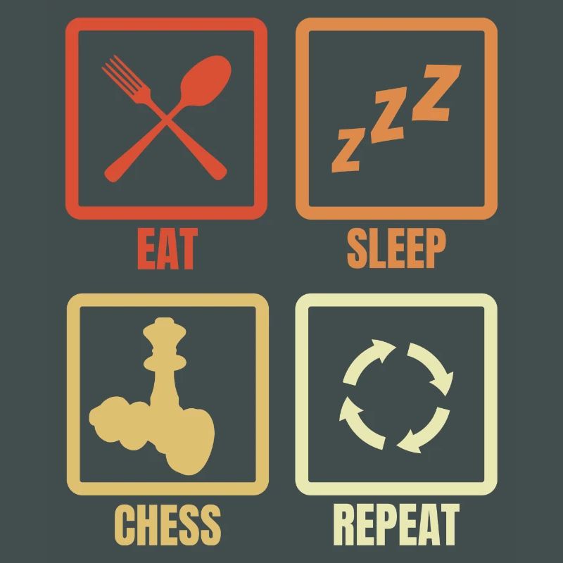 Manger dormir échecs répéter