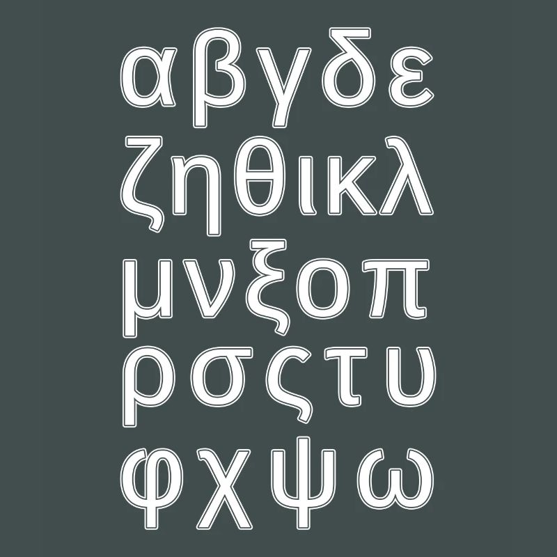 ALPHABET GRIECHISCH
