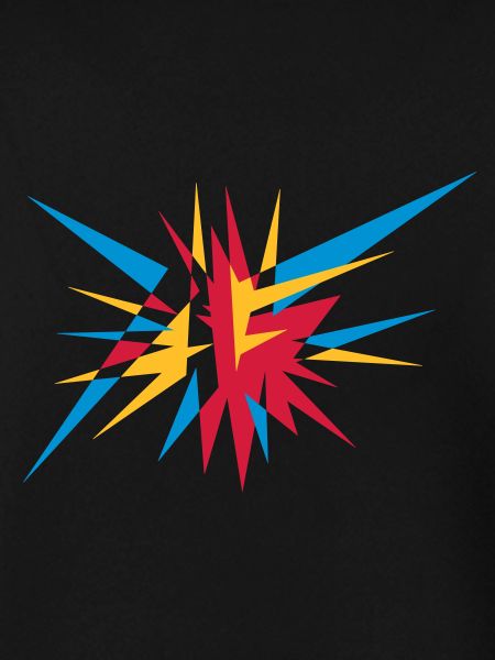 Explosion und Strahlen